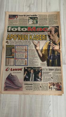 FOTOMAÇ SPOR GAZETESİ - TURKISH NEWSPAPER - DOĞUM GÜNÜ HEDİYESİ  - EKSİKSİZ TAM TAKIM GAZETE -27 NİSAN 2002 CUMARTESİ  ARİEL ORTEGA - AZİZ YILDIRIM - WERNER LORANT - SADETTİN SARAN - ÜMİT DAVALA - HAKAN ŞÜKÜR - MONDRAGON - VOLKAN DEMİREL - İSMAİL GÜLDÜREN - CEM KARACA - ABDULLAH ERCAN - BÜLENT KORKMAZ - HASAN ŞAŞ - AYHAN AKMAN - CAPONE  HEDEF ORTEGA: FENERBAHÇE’NİN YENİ MARADONASI - ORTEGA’NIN KARİYERİ: RIVER PLATE, VALENCIA, SAMPDORIA, PARMA - FENERBAHÇE’DEN TRANSFER ATAĞI: VOLKAN, İSMAİL GÜLDÜREN, CEM KARACA - ÜMİT DAVALA FENER’E YAKIN - HAKAN ŞÜKÜR’E TEKLİF İDDİASI - MONDRAGON’A YENİ FORMÜL - SAMSUN VE ANTALYA İÇİN KADER MAÇI - GALATASARAY BASKETBOLDA FENERBAHÇE’Yİ YENDİ - İNÖNÜ’DE SON KEZ: BEŞİKTAŞ-GÖZTEPE - FENERBAHÇE’DE YENİ HEDEFLER - ABDULLAH ERCAN’A YOL GÖRÜNÜYOR - YILDIRIM’IN TRANSFER ŞOVU PLANI: ORTEGA VE WASHINGTON  FENERBAHÇE - GALATASARAY - BEŞİKTAŞ - TRABZONSPOR - GENÇLERBİRLİĞİ - YİMPAŞ YOZGATSPOR - BURSASPOR - SAMSUNSPOR - ANTALYASPOR - DİYARBAKIRSPOR - KOCAELİSPOR - R