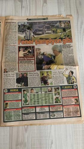 FOTOMAÇ SPOR GAZETESİ - TURKISH NEWSPAPER - DOĞUM GÜNÜ HEDİYESİ  - EKSİKSİZ TAM TAKIM GAZETE -28 NİSAN 2002 PAZAR  ARİEL ORTEGA - AZİZ YILDIRIM - RÜŞTÜ REÇBER - AYKUT KOCAMAN - RİDVAN DİLMEN - WERNER LORANT - SERDAR BİLGİLİ - HÜSNÜ GÜRELİ - YILDIRIM DEMİRÖREN - ÜMİT DAVALA - VOLKAN DEMİREL - İSMAİL GÜLDÜREN - CEM KARACA - MONDRAGON - HASAN ŞAŞ - SUAT - AYHAN AKMAN - CAPONE  BEKLE BENİ FENER: ORTEGA’DAN MESAJ - ARJANTİN’İN YENİ MARADONASI FENERBAHÇE’YE SICAK BAKIYOR - FENERBAHÇE’DEN TRANSFER ATAĞI: VOLKAN, İSMAİL GÜLDÜREN, CEM KARACA - ÜMİT DAVALA FENER’E YAKIN - GALATASARAY’IN YILDIZ GÜNÜ: KOCAELİ MAÇIYLA 15. ŞAMPİYONLUK VE 3. YILDIZ - BEŞİKTAŞ BASKETBOLDA ITÜ’YÜ EZDİ, ULKER’İN RAKİBİ OLDU - BEŞİKTAŞ SON İNÖNÜ MAÇINDA GÖZTEPE’YE YENİLDİ - SAMSUN LİGDE KALDI, ANTALYA DÜŞÜYOR - DİYARBAKIR VE MALATYA BERABERLİKLE HEDEFE ULAŞTI - TRABZONSPOR’UN UMUTLARI MUCİZELERE KALDI - FENERBAHÇE’NİN GOL KRALLIĞI HASRETİ: SON KRAL AYKUT KOCAMAN - RÜŞTÜ: “DÜNYANIN 1 NUMARASI”  FENERBAHÇE - GALATASARAY -