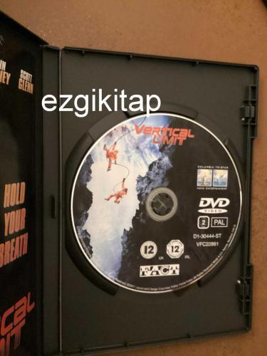 vertical limit dvd  (PC'de  denenmiştir/izlenmiştir)  chris o'donnell bill paxton robin tunney scott glenn  (dikey limit)