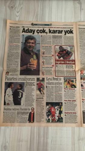 FOTOMAÇ SPOR GAZETESİ - TURKISH NEWSPAPER - DOĞUM GÜNÜ HEDİYESİ  - EKSİKSİZ TAM TAKIM GAZETE -2 MAYIS 2002 PERŞEMBE  AZİZ YILDIRIM - ÜMİT DAVALA - FATİH TERİM - MAHMUT USLU - ADRIANO GALLIANI - HAİM REVIVO - RIDVAN DİLMEN - WERNER LORANT - SADİTTİN SARAN - NİHAT ÖZDEMİR - ZEYNEP SABANCI - JOHNSON - CEYHUN - LAZETİÇ - UCHE - ANDERSSON - OKTAY DERELİOĞLU  TERİM’DEN FENER’E ÜMİT ÇALIMI - ÜMİT DAVALA TRANSFERİNDE GERİLİM - GALLIANI: “ÜMİT’İ 4 MİLYON DOLARA VERİRİZ” - MAHMUT USLU: “HER KONUDA ANLAŞTIK” - REVIVO’DAN ORTEGA’YA ÖVGÜ: “10 REVIVO EDER” - BREZİLYA’DA FENER RÜZGARI: WASHINGTON VE AİLTON GÜNDEMDE - RIDVAN DİLMEN: “ÖNEMLİ OLAN GOLCÜ” - FENERBAHÇE’DE TRANSFER OPERASYONU - LAZETİÇ VE UCHE VEDA EDİYOR - OKTAY DERELİOĞLU FORMDA OLDUĞUNDA TAKIMIN GÜCÜ - FENERBAHÇE’NİN HALKA AÇILMA PLANI: ZEYNEP SABANCI AÇIKLADI - BEŞİKTAŞ’TA HOCA ADAYLARI: LUCESCU, ROBER, FERNANDEZ  FENERBAHÇE - GALATASARAY - BEŞİKTAŞ - MİLAN - LEVERKUSEN - PANATHINAIKOS - BREZİLYA - SAMSUNSPOR - ANTALYASPOR - DİYARBAKIR