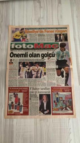 FOTOMAÇ SPOR GAZETESİ - TURKISH NEWSPAPER - DOĞUM GÜNÜ HEDİYESİ  - EKSİKSİZ TAM TAKIM GAZETE -2 MAYIS 2002 PERŞEMBE  AZİZ YILDIRIM - ÜMİT DAVALA - FATİH TERİM - MAHMUT USLU - ADRIANO GALLIANI - HAİM REVIVO - RIDVAN DİLMEN - WERNER LORANT - SADİTTİN SARAN - NİHAT ÖZDEMİR - ZEYNEP SABANCI - JOHNSON - CEYHUN - LAZETİÇ - UCHE - ANDERSSON - OKTAY DERELİOĞLU  TERİM’DEN FENER’E ÜMİT ÇALIMI - ÜMİT DAVALA TRANSFERİNDE GERİLİM - GALLIANI: “ÜMİT’İ 4 MİLYON DOLARA VERİRİZ” - MAHMUT USLU: “HER KONUDA ANLAŞTIK” - REVIVO’DAN ORTEGA’YA ÖVGÜ: “10 REVIVO EDER” - BREZİLYA’DA FENER RÜZGARI: WASHINGTON VE AİLTON GÜNDEMDE - RIDVAN DİLMEN: “ÖNEMLİ OLAN GOLCÜ” - FENERBAHÇE’DE TRANSFER OPERASYONU - LAZETİÇ VE UCHE VEDA EDİYOR - OKTAY DERELİOĞLU FORMDA OLDUĞUNDA TAKIMIN GÜCÜ - FENERBAHÇE’NİN HALKA AÇILMA PLANI: ZEYNEP SABANCI AÇIKLADI - BEŞİKTAŞ’TA HOCA ADAYLARI: LUCESCU, ROBER, FERNANDEZ  FENERBAHÇE - GALATASARAY - BEŞİKTAŞ - MİLAN - LEVERKUSEN - PANATHINAIKOS - BREZİLYA - SAMSUNSPOR - ANTALYASPOR - DİYARBAKIR