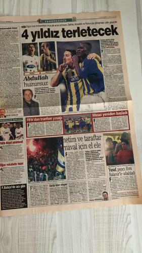 FOTOMAÇ SPOR GAZETESİ - TURKISH NEWSPAPER - DOĞUM GÜNÜ HEDİYESİ  - EKSİKSİZ TAM TAKIM GAZETE -2 MAYIS 2002 PERŞEMBE  AZİZ YILDIRIM - ÜMİT DAVALA - FATİH TERİM - MAHMUT USLU - ADRIANO GALLIANI - HAİM REVIVO - RIDVAN DİLMEN - WERNER LORANT - SADİTTİN SARAN - NİHAT ÖZDEMİR - ZEYNEP SABANCI - JOHNSON - CEYHUN - LAZETİÇ - UCHE - ANDERSSON - OKTAY DERELİOĞLU  TERİM’DEN FENER’E ÜMİT ÇALIMI - ÜMİT DAVALA TRANSFERİNDE GERİLİM - GALLIANI: “ÜMİT’İ 4 MİLYON DOLARA VERİRİZ” - MAHMUT USLU: “HER KONUDA ANLAŞTIK” - REVIVO’DAN ORTEGA’YA ÖVGÜ: “10 REVIVO EDER” - BREZİLYA’DA FENER RÜZGARI: WASHINGTON VE AİLTON GÜNDEMDE - RIDVAN DİLMEN: “ÖNEMLİ OLAN GOLCÜ” - FENERBAHÇE’DE TRANSFER OPERASYONU - LAZETİÇ VE UCHE VEDA EDİYOR - OKTAY DERELİOĞLU FORMDA OLDUĞUNDA TAKIMIN GÜCÜ - FENERBAHÇE’NİN HALKA AÇILMA PLANI: ZEYNEP SABANCI AÇIKLADI - BEŞİKTAŞ’TA HOCA ADAYLARI: LUCESCU, ROBER, FERNANDEZ  FENERBAHÇE - GALATASARAY - BEŞİKTAŞ - MİLAN - LEVERKUSEN - PANATHINAIKOS - BREZİLYA - SAMSUNSPOR - ANTALYASPOR - DİYARBAKIR