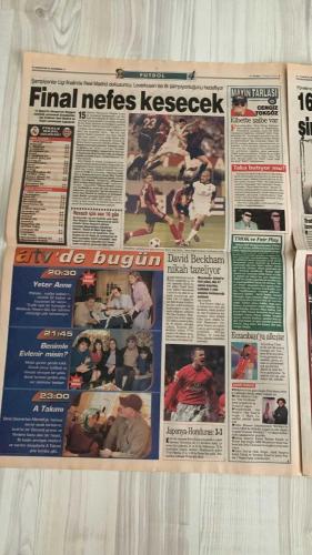 FOTOMAÇ SPOR GAZETESİ - TURKISH NEWSPAPER - DOĞUM GÜNÜ HEDİYESİ  - EKSİKSİZ TAM TAKIM GAZETE -3 MAYIS 2002 CUMA  AZİZ YILDIRIM - LUCESCU - FATİH TERİM - METE RAZLIKLI - PARREIRA - ARİEL ORTEGA - RIDVAN DİLMEN - PASCAL NOUMA - SERHAT AKIN - KENNET ANDERSSON - ENGIN FIRAT - YAŞAR YALÇIN  LUCESCU AĞLADI: “TÜRKİYE’DE ADALET ANLAYIŞI BU MU?” - GALATASARAY’DA TERİM HAMLESİ - ORTEGA TRANSFERİNDE PARREIRA DEVREYE GİRDİ - FENERBAHÇE ORTEGA İLE MASAYA OTURDU - RIDVAN DİLMEN: “AL NOUMA’YI BİTİR İŞİ” - SERHAT’TAN B.MÜNİH RESTİ - FIFA’YA ŞİKAYET KRİZİ - ANDERSSON’DAN ERKEN VEDA - ENGİN FIRAT FENERBAHÇE’DE GÖREVE BAŞLIYOR  FENERBAHÇE - GALATASARAY - BEŞİKTAŞ - RIVER PLATE - BAYERN MÜNİH - SAMPDORIA - PARMA - VALENCIA - DİYARBAKIRSPOR