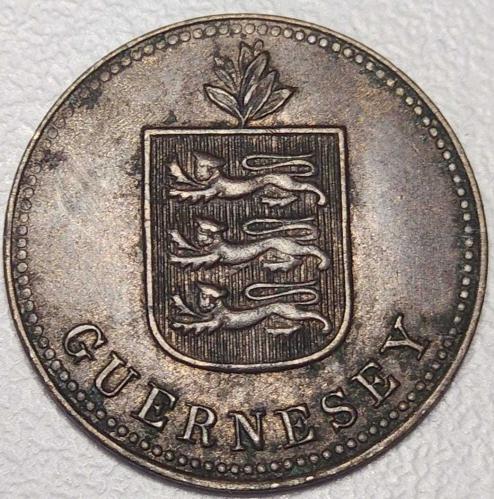 1929 - GUERNSEY - 2 Doubles     ( ÇOK ÇOK TEMİZ )