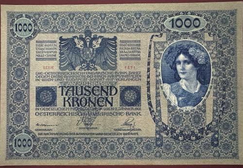 Avusturya Macaristan 1000 Kron 1902. Çil