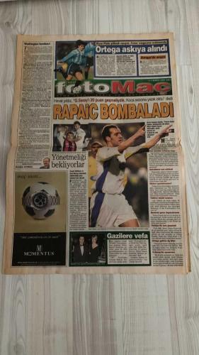 FOTOMAÇ SPOR GAZETESİ - TURKISH NEWSPAPER - DOĞUM GÜNÜ HEDİYESİ  - EKSİKSİZ TAM TAKIM GAZETE -7 MAYIS 2002 SALI  FATİH TERİM - ORHAN CANAYDIN - BURAK ELMAS - ÖZER SARACOĞLU - LUCESCU - AZİZ YILDIRIM - PARREIRA - WASHINGTON - ARİEL ORTEGA - RAPAIÇ - JOHNSON - ALİ GÜNEŞ - CEM KARACA - İSMAİL GÜLDÜREN - ABDULLAH ERCAN - SERGEN YALÇIN - PASCAL NOUMA - DAUM - HÜSNÜ GÜRELİ - YILDIRIM DEMİRÖREN  TERİM RESMEN DÖNDÜ: GALATASARAY’DA İMPARATOR DÖNEMİ BAŞLIYOR - LUCESCU GÖZYAŞLARIYLA VEDA ETTİ - PARREIRA: “WASHINGTON’A BEN KEFİLİM” - WASHINGTON 16 GOLLE GELİYOR - ORTEGA TRANSFERİ ASKIDA: RIVER PLATE ENGELİ - RAPAIÇ’TAN BOMBA AÇIKLAMA: “G.SARAY’I 20 PUAN GEÇMELİYDİK” - FENERBAHÇE İÇ TRANSFERDE ALİ GÜNEŞ VE JOHNSON İLE İMZA - İSMAİL GÜLDÜREN VE CEM KARACA BONSUZ TRANSFERİ BEKLİYOR - ABDULLAH ERCAN’IN DURUMU BELİRSİZ - BEŞİKTAŞ’TA LUCESCU VE SERGEN PLANI - PASCAL NOUMA İÇİN ISRAR SÜRÜYOR - DAUM MAHKEMEDEN 12 MİLYAR CEZAYLA KURTULDU - LORANT: “BAYERN’İ İSTİYORUM”  FENERBAHÇE - GALATASARAY - BEŞİKTAŞ -