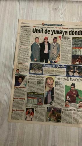 FOTOMAÇ SPOR GAZETESİ - TURKISH NEWSPAPER - DOĞUM GÜNÜ HEDİYESİ  - EKSİKSİZ TAM TAKIM GAZETE -10 MAYIS 2002 CUMA  AZİZ YILDIRIM - SADETTİN SARAN - ARİEL ORTEGA - GABRIEL BATISTUTA - FATİH TERİM - OKAN BURUK - NİHAT KAHVECİ - SERHAT AKIN - JOHNSON - ABDULLAH ERCAN - ALİ GÜNEŞ - LUCESCU - SERGEN YALÇIN - BÜLENT KORKMAZ - SUAT KAYA - ÜMİT DAVALA - MUSTAFA DENİZLİ  ORTEGA 10 GÜN SONRA KADIKÖY’DE - FENERBAHÇE’DEN NİHAT VE OKAN HAMLESİ - REAL SOCIEDAD: “NİHAT 5 MİLYON DOLAR” - TERİM’E RAĞMEN OKAN ALINACAK - JOHNSON İMZALADI, SERHAT KALIYOR - ABDULLAH ERCAN: “35 YAŞIMA KADAR FENER’DEYİM” - ALİ GÜNEŞ HEDEF BÜYÜTTÜ: “MİLLİ TAKIMDA BANKO OLACAĞIM” - YUSUF: “ARTIK SADECE FUTBOLU DÜŞÜNECEĞİM” - FENERBAHÇE UEFA FİNALİ İÇİN KADIKÖY’Ü ZORLUYOR - GALATASARAY’DA TERİM’LE İÇ TRANSFER: BÜLENT, SUAT VE ÜMİT DAVALA İMZALADI - BEŞİKTAŞ’TA LUCESCU VE SERGEN GÜNDEMDE - TRABZONSPOR’DA DENİZLİ SESLERİ  FENERBAHÇE - GALATASARAY - BEŞİKTAŞ - REAL SOCIEDAD - PARMA - RIVER PLATE - ROMA - FLORENTINA - MİLAN - TRABZO