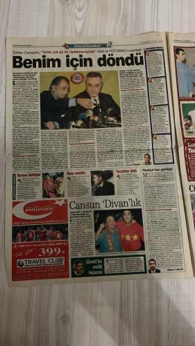 FOTOMAÇ SPOR GAZETESİ - TURKISH NEWSPAPER - DOĞUM GÜNÜ HEDİYESİ  - EKSİKSİZ TAM TAKIM GAZETE -13 MAYIS 2002 PAZARTESİ  AZİZ YILDIRIM - SADETTİN SARAN - VEDAT OLCAY - RÜŞTÜ REÇBER - JOHNSON - SERHAT AKIN - İSMAİL GÜLDÜREN - CEM KARACA - LUCESCU - SERGEN YALÇIN - PASCAL NOUMA - CAPONE - DOBROWSKI (KAAN DOBRA) - PAULO SERGIO - VALDSON - MUZAFFER NASAROĞLU - METE DÜREN - HÜSNÜ GÜRELİ - SERDAR BİLGİLİ  MONDRAGON HAREKÂTI: BEŞİKTAŞ METZ İLE PAZARLIKTA - LUCESCU YARIN İMZAYI ATIYOR - SERGEN’İN İMZASI YARINA KALDI - BEŞİKTAŞ’TA CAPONE GÜNDEMDE - PASCAL NOUMA İÇİN TARAFTAR BASKISI: “KAPTIRMAMALIYIZ” - DOBROWSKI RESMEN KARTAL’DA - PAULO SERGIO VE VALDSON İLE ANLAŞMA - BEŞİKTAŞ’TA ALİ TANDOĞAN TRANSFERİ TAMAM - LUCESCU: “ŞOV YAPMAYA DEĞİL, ŞAMPİYONLUĞA GELDİM” - FENERBAHÇE’DE ŞOV HAFTASI: ORTEGA, WASHINGTON, ERHAN, İSMAİL VE CEM İMZA ATIYOR - NİHAT İÇİN SOCIEDAD’A TEKLİF - VEDAT OLCAY: “HEDEF ŞAMPİYONLAR LİGİ”  FENERBAHÇE - GALATASARAY - BEŞİKTAŞ - METZ - RIVER PLATE - PARMA - REAL SOCIEDAD - BAY