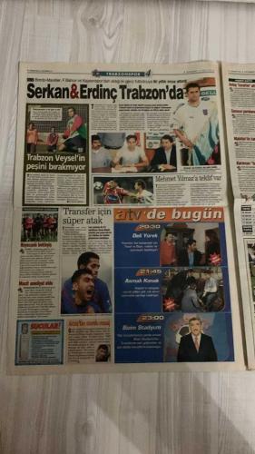 FOTOMAÇ SPOR GAZETESİ - TURKISH NEWSPAPER - DOĞUM GÜNÜ HEDİYESİ  - EKSİKSİZ TAM TAKIM GAZETE -13 MAYIS 2002 PAZARTESİ  AZİZ YILDIRIM - SADETTİN SARAN - VEDAT OLCAY - RÜŞTÜ REÇBER - JOHNSON - SERHAT AKIN - İSMAİL GÜLDÜREN - CEM KARACA - LUCESCU - SERGEN YALÇIN - PASCAL NOUMA - CAPONE - DOBROWSKI (KAAN DOBRA) - PAULO SERGIO - VALDSON - MUZAFFER NASAROĞLU - METE DÜREN - HÜSNÜ GÜRELİ - SERDAR BİLGİLİ  MONDRAGON HAREKÂTI: BEŞİKTAŞ METZ İLE PAZARLIKTA - LUCESCU YARIN İMZAYI ATIYOR - SERGEN’İN İMZASI YARINA KALDI - BEŞİKTAŞ’TA CAPONE GÜNDEMDE - PASCAL NOUMA İÇİN TARAFTAR BASKISI: “KAPTIRMAMALIYIZ” - DOBROWSKI RESMEN KARTAL’DA - PAULO SERGIO VE VALDSON İLE ANLAŞMA - BEŞİKTAŞ’TA ALİ TANDOĞAN TRANSFERİ TAMAM - LUCESCU: “ŞOV YAPMAYA DEĞİL, ŞAMPİYONLUĞA GELDİM” - FENERBAHÇE’DE ŞOV HAFTASI: ORTEGA, WASHINGTON, ERHAN, İSMAİL VE CEM İMZA ATIYOR - NİHAT İÇİN SOCIEDAD’A TEKLİF - VEDAT OLCAY: “HEDEF ŞAMPİYONLAR LİGİ”  FENERBAHÇE - GALATASARAY - BEŞİKTAŞ - METZ - RIVER PLATE - PARMA - REAL SOCIEDAD - BAY