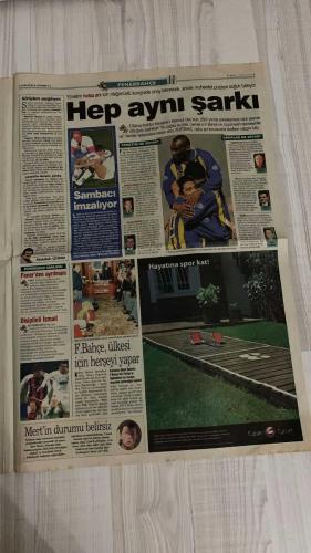 FOTOMAÇ SPOR GAZETESİ - TURKISH NEWSPAPER - DOĞUM GÜNÜ HEDİYESİ  - EKSİKSİZ TAM TAKIM GAZETE -14 MAYIS 2002 SALI  AZİZ YILDIRIM - ARİEL ORTEGA - WASHINGTON - ALMEYDA - ERHAN ALBAYRAK - İSMAİL GÜLDÜREN - CEM KARACA - UCHE - ANDERSSON - LAZETİÇ - SERKAN - MERT MERİÇ - SİMAO - RAPAIÇ - FATİH TERİM - SERDAR BİLGİLİ - LUCESCU - MONDRAGON - TAFFAREL - LUCIANO ZAURI - ALİ GÜLTİKEN - ZİYA DOĞAN  YILDIRIM’IN MUHTEŞEM PLANI: ORTEGA’LI SÜPER KADRO - WASHINGTON VE ALMEYDA İLE GÜÇLÜ BİR ORTA SAHA - ŞİRKETLEŞMEYLE DEV BÜTÇE: STAD VE İŞ MERKEZİ PROJESİ - GALATASARAY’DAN İNTİKAM HEDEFİ: TERİM’İ DEVİRMEK - BİLGİLİ’YE 100. YIL SÜRPRİZİ: BEŞİKTAŞ’I LİG VE KUPADA GEÇME PLANI - AVRUPA’DA HEDEF ÇEYREK FİNAL - BEŞİKTAŞ’TA MONDRAGON HAREKÂTI: TERİM VE LUCESCU KARŞI KARŞIYA - GALATASARAY İTALYAN PEŞİNDE: ZAURI İÇİN TEMASLAR - BEŞİKTAŞ RESMEN LUCESCU İLE 2 YILLIK İMZA - SERGEN VE NOUMA GÜNDEMDE - TAFFAREL’E BORÇ ÖDENİRSE KALE EMANET - FENERBAHÇE’DE MERT MERİÇ’İN DURUMU BELİRSİZ  FENERBAHÇE - GALATASARAY - BEŞİK