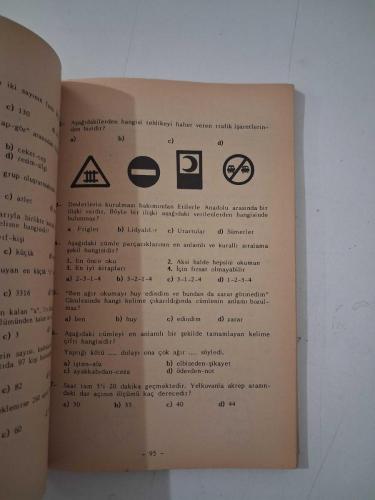 1982/1983/1984/1985/1986 Anadolu Liseleri I. ve II. Basamak Soruları ,  1986 Parasız Yatılı Soruları ve Tam Çözümleri