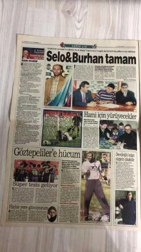 FOTOMAÇ SPOR GAZETESİ - TURKISH NEWSPAPER - DOĞUM GÜNÜ HEDİYESİ  - EKSİKSİZ TAM TAKIM GAZETE -18 MAYIS 2002 CUMARTESİ  AZİZ YILDIRIM - NİHAT ÖZDEMİR - ARİEL ORTEGA - ALMEYDA - WASHINGTON - SERGEN YALÇIN - AHMET DURSUN - YILDIRIM DEMİRÖREN - LUCESCU - MONDRAGON - VALDSON - PAULO SERGIO - BÜLENT AKIN - MURAT ERDOĞAN - RÜŞTÜ REÇBER - UCHE - ANDERSSON - LAZETİÇ - SİMAO - RAPAIÇ - HINCAL ULUÇ - ORHAN CANAYDIN  ALMEYDA DA BİTTİ: FENERBAHÇE PARMA’NIN ARJANTİN YILDIZI İLE ANLAŞTI - ORTEGA VE WASHINGTON İLE MUHTEŞEM KADRO - BEŞİKTAŞ’TA MONDRAGON KRİZİ: “G.SARAY İSTİYORSA BİZDEN ALABİLİR” - LUCESCU: “BEN TÜRKİYE’NİN BİR NUMARASIYIM” - BEŞİKTAŞ’A 3 BREZİLYALI ADAY - SERGEN VE AHMET DURSUN ARASINDA 10 NUMARA KAVGASI - GALATASARAY’DA TERİM BELÇİKA, BREZİLYA VE İTALYA’DA OYUNCU ARIYOR - G.SARAY’IN GÜNDEMİNDE BOGHOSSIAN VE NANNI - FENERBAHÇE’DE ŞİRKETLEŞME VE BORSA HAMLESİ - BEŞİKTAŞ’TA SERDAR TOPRAKTEPE İMZAYA HAZIR - LUCESCU: “BÜLENT AKIN’I BEŞİKTAŞ’TA GÖRMEK İSTERİM” - HINCAL ULUÇ’TAN GALATASARAY