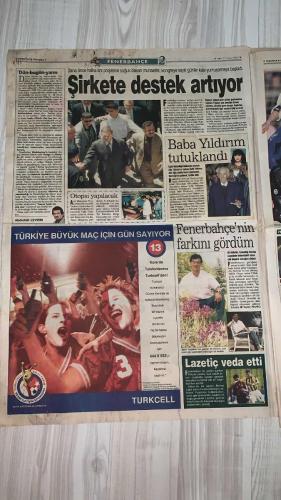 FOTOMAÇ SPOR GAZETESİ - TURKISH NEWSPAPER - DOĞUM GÜNÜ HEDİYESİ  - EKSİKSİZ TAM TAKIM GAZETE -21 MAYIS 2002 SALI  AZİZ YILDIRIM - ORTEGA - ALMEYDA - WASHINGTON - NİHAT ÖZDEMİR - SADETTİN SARAN - SERGEN YALÇIN - YILDIRIM DEMİRÖREN - LUCESCU - MONDRAGON - PASCAL NOUMA - SERDAR TOPRAKTEPE - AMBROSINI - RUI COSTA - SERGINHO - KUTUZOV - OZHAN CANAYDIN - ALİ DÜRÜST - HAKAN ŞÜKÜR - HAKAN ÜNSAL - EMRE BELÖZOĞLU - OKAN BURUK - HASAN ŞAŞ - İLHAN MANSIZ - ŞENOL GÜNEŞ - BÜLENT KORKMAZ - GÖKMEN ÖZDENAK  ASIL BOMBA ALMEYDA: İTALYAN BASINI VE LUCESCU’YA GÖRE FENERBAHÇE’NİN EN BÜYÜK TRANSFERİ - ORTEGA TRANSFERİNDE ALMEYDA ŞARTI - MİLLİ TAKIM HONG KONG’U HAKAN VE HASAN ŞAŞ’IN GOLLERİYLE GEÇTİ - BEŞİKTAŞ’TA ÜÇÜNCÜ GOL HEDEFİ: NOUMA İLE MASAYA OTURULUYOR - SERDAR TOPRAKTEPE RESMEN İMZALADI - GALATASARAY’DA AMBROSINI ISRARI: TERİM KİRALAMA FORMÜLÜNÜ ZORLUYOR - MILAN’DAN RUI COSTA VE SERGINHO İÇİN RET - KUTUZOV VE AMBROSINI İÇİN YEŞİL IŞIK - CANAYDIN: “HER GALATASARAYLI 100 EURO BAĞIŞ YAPARSA DÜNYA TAKIMI