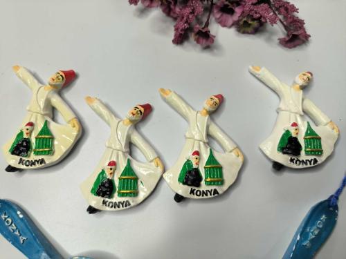 Mevlana Semazen Magnet - Kaşık Lot - Hepsi Gönderilecek