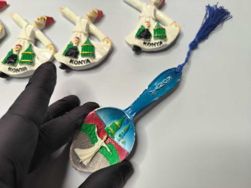 Mevlana Semazen Magnet - Kaşık Lot - Hepsi Gönderilecek