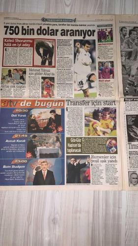 FOTOMAÇ SPOR GAZETESİ - TURKISH NEWSPAPER - DOĞUM GÜNÜ HEDİYESİ  - EKSİKSİZ TAM TAKIM GAZETE -27 MAYIS 2002 PAZARTESİ  AZİZ YILDIRIM - NİHAT ÖZDEMİR - ALİ YILDIRIM - ORTEGA - ALMEYDA - WASHINGTON - BATISTUTA - SERGEN YALÇIN - AHMET DURSUN - YILDIRIM DEMİRÖREN - HÜSNÜ GÜRELİ - İBRAHİM ALTINSAY - ALİ DÜRÜST - OZHAN CANAYDIN - MONDRAGON - TOLGA DOĞANTEZ - SERDAR TOPRAKTEPE - ZAFER - KAAN DOBRA - SAMET AYBABA - ŞENOL GÜNEŞ - HASAN ŞAŞ - HAKAN ŞÜKÜR - EMRE BELÖZOĞLU - OKAN BURUK - BERKANT - HIDAYET TÜRKOĞLU - MASSIMO MORATTI - DİMİTRİ KHLESTOV  ADIM ADIM BATIGOL: FENERBAHÇE’NİN 3 AŞAMALI TRANSFER PLANI - ORTEGA VE ALMEYDA İMZAYA HAZIR, BATISTUTA İÇİN GELİR STRATEJİSİ - NİHAT ÖZDEMİR: “10 NUMARA ORTEGA’NIN” - GALATASARAY VE BEŞİKTAŞ MONDRAGON KAVGASINDA İKİSİ DE KAYBETTİ: CİMBOM PARA, KARTAL PRESTİJ - ALİ DÜRÜST TELEFONLA İŞİ BİTİRDİ - SİNAN ENGİN: “DANSÖZ MONDRAGON” - GALATASARAY’IN HEDEFİNDE DJALMINHA, JANCKER, KUTUZOV, NUNO GOMES VE NANNI - CANAYDIN: “JANCKER İÇİN SON ATAK” - INTER BAŞKAN