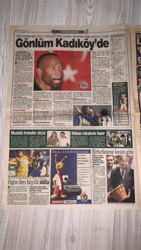 FOTOMAÇ SPOR GAZETESİ - TURKISH NEWSPAPER - DOĞUM GÜNÜ HEDİYESİ  - EKSİKSİZ TAM TAKIM GAZETE -28 MAYIS 2002 SALI  AZİZ YILDIRIM - ALİ YILDIRIM - ORTEGA - ALMEYDA - WASHINGTON - BATISTUTA - SERGEN YALÇIN - AHMET DURSUN - YILDIRIM DEMİRÖREN - HÜSNÜ GÜRELİ - İBRAHİM ALTINSAY - ALİ DÜRÜST - OZHAN CANAYDIN - MONDRAGON - EMRE BELÖZOĞLU - OKAN BURUK - HAKAN ŞÜKÜR - HIDAYET TÜRKOĞLU - YILDIRAY BAŞTÜRK - LUCIO - ŞENOL GÜNEŞ - ERHAN ALBAYRAK - RAPAIÇ - MEHMET KAZANCI - SERGEN YALÇIN (30 NUMARA)  CİMBOM EMRE VE OKAN’I SİLDİ: CANAYDIN VE DÜRÜST’TEN TARİHİ YASAK - TERİM HAYAL KIRIKLIĞI YAŞADI - HAKAN ŞÜKÜR İÇİN KAPILAR AÇIK - ORTEGA’YA ARJANTİN’DE 10 NUMARA: “MARADONA’NIN VELİAHTI” - FENERBAHÇE’DE BATIGOL PLANI DEVAM EDİYOR - LORANT’A “HEMEN GEL” ÇAĞRISI - ERHAN ALBAYRAK TRANSFERİNDE BIELEFELD SORUNU - RAPAIÇ İÇİN 4 MİLYON DOLAR BEDEL BELİRLENDİ - BAYAN ALMEYDA İSTANBUL’A GELİYOR, YÖNETİM ÖZEL İLGİ GÖSTERECEK - YILDIRAY BAŞTÜRK LUCIO’YA MEYDAN OKUDU: “BERABERLİK SENİN OLSUN, BİZ YENECEĞİZ” - HIDAYE