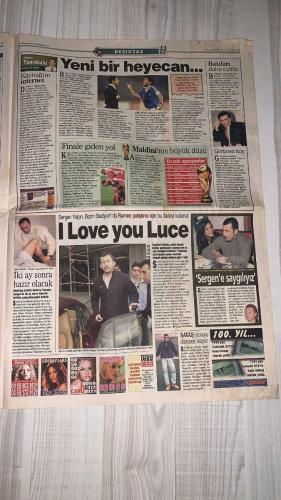 FOTOMAÇ SPOR GAZETESİ - TURKISH NEWSPAPER - DOĞUM GÜNÜ HEDİYESİ  - EKSİKSİZ TAM TAKIM GAZETE -29 MAYIS 2002 ÇARŞAMBA  AZİZ YILDIRIM - ALİ YILDIRIM - ORTEGA - ALMEYDA - WASHINGTON - SERGEN YALÇIN - AHMET DURSUN - YILDIRIM DEMİRÖREN - HÜSNÜ GÜRELİ - İBRAHİM ALTINSAY - ALİ DÜRÜST - OZHAN CANAYDIN - MONDRAGON - OSCAR CORDOBA - PASCAL NOUMA - EMRE BELÖZOĞLU - OKAN BURUK - HAKAN ŞÜKÜR - YILDIRAY BAŞTÜRK - LUCIO - MUSTAFA DENİZLİ - RAPAIÇ - SERGI - KHLESTOV - HAKAN BİLAL KUTLUALP - PABLO COSANTINA  CİMBOM’DA SERGI SESLERİ: TERİM, BARCELONA’NIN SOL KANAT OYUNCUSU SERGI İLE ANLAŞTI - GALATASARAY EMRE VE OKAN’I SİLDİ: “TARİHİ YASAK” - MUSTAFA DENİZLİ: “TÜRKİYE SÜRPRİZ TAKIM OLMAZ, KUPAYI ALABİLİR” - BEŞİKTAŞ MONDRAGON’U ALAMADI, CORDOBA İLE ANLAŞTI - PASCAL NOUMA İMZAYA HAZIR - FENERBAHÇE ORTEGA FORMASINI SATIŞA SUNDU, YOĞUN İLGİ VAR - ORTEGA VE ALMEYDA İÇİN ALİ YILDIRIM JAPONYA’YA GİDİYOR - ORTEGA’NIN MENAJERİ OLDUĞUNU İDDİA EDEN PABLO COSANTINA GERİLİM YARATTI, FENERBAHÇE: “BON-SERVİSİ ALDIK,