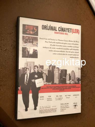 orjinal cinayetler  dvd  (PC'de  denenmiştir/izlenmiştir) al pacino robert de niro  (righteous kill)