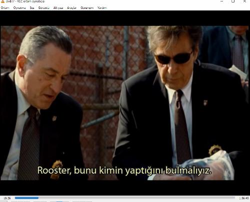 orjinal cinayetler  dvd  (PC'de  denenmiştir/izlenmiştir) al pacino robert de niro  (righteous kill)