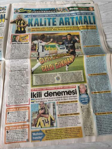 FOTOMAÇ SPOR GAZETESİ - TURKISH NEWSPAPER - DOĞUM GÜNÜ HEDİYESİ  - EKSİKSİZ TAM TAKIM GAZETE - 3 OCAK 2009 SAYI:39 - NOBRE MUSTAFA DENIZLI BOBO YILDIRIM DEMIRÖREN YILDIRAY BAŞTÜRK BORISLAV JOVANOVIC IBRAHIM TORAMAN DELGADO AYDIN FATIH DOGAN - SÖZLEŞMEMİ UZATALIM ARTIK BESIKTAS GÜNLÜĞÜ RESMEN GITTILER SATILIK SAMBACI YILDIRAY ATAGI TORAMAN MÜJDESI 2009'DA YENI SAYFA AÇACAĞIZ - BESIKTAS GAZIANTEP BÜYÜKŞEHIR BELEDIYESI GAZIANTEP SPOR GALATASARAY ESKISEHIRSPOR PENDIKSPOR KÜÇÜKKÖY CADBURY KENT ENGELLI YILDIZLAR - BESIKTAS 2-1 GALATASARAY