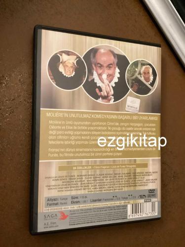 cimri  dvd  (PC'de  denenmiştir/izlenmiştir)  (l'avare) louis de funes  bernard menez claude gensac michel galabru (moliere)