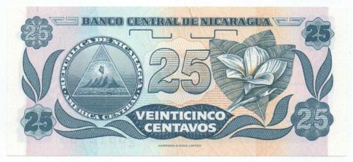Nikaragua 1991 Yılı 25 Centavo çil