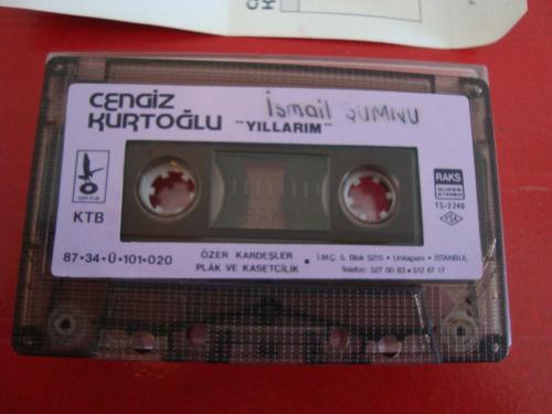 CENGİZ KURTOĞLU YILLARIM DÖNEM KASET (Açıklamayı Okuyunuz )