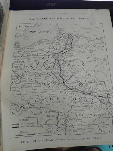 1. DÜNYA SAVAŞI DÖNEMİ - LE PAYS DE FRANCE DERGİSİ - 4 MART 1915  - BOL FOTOĞRAF GRAVÜR VE HARİTA GÖRSELLİ