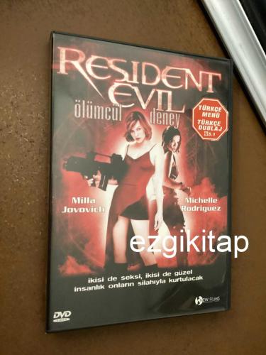 ölümcül deney  dvd  (PC'de  denenmiştir/izlenmiştir)  (resident evil) milla jovovich michelle rodriguez