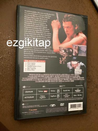 ölümcül deney  dvd  (PC'de  denenmiştir/izlenmiştir)  (resident evil) milla jovovich michelle rodriguez