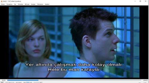 ölümcül deney  dvd  (PC'de  denenmiştir/izlenmiştir)  (resident evil) milla jovovich michelle rodriguez