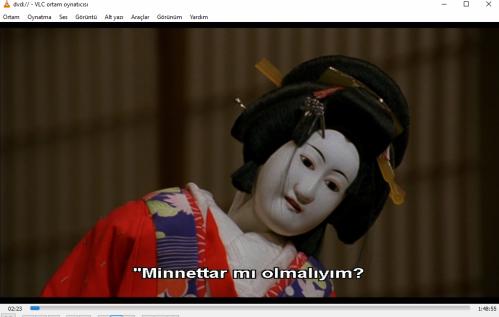 bebekler dvd (PC'de denenmiştir/izlenmiştir) takeshi kitano (dolls) miho kanno hidetoshi nishijima