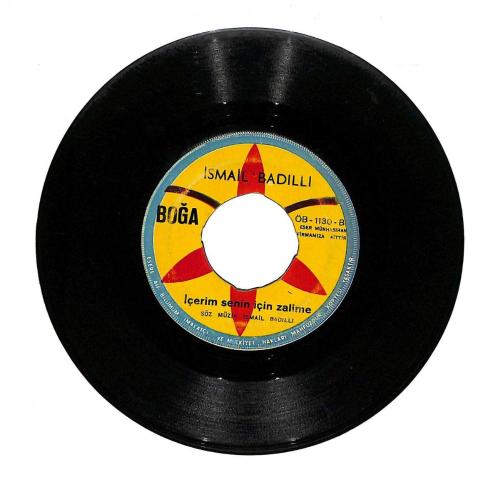 İsmail Badıllı - Oy Benim Arsız Gönlüm - İçerim Senin İçin Zalime 45'lik Plak (10/7)