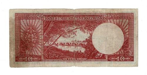 5.Emisyon 2..Tertip 10 Türk Lirası Seri U27 Temiz TCK10236