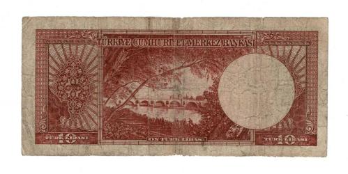 5.Emisyon 5.Tertip 10 Türk Lirası Seri Z52 Temiz TCK10237