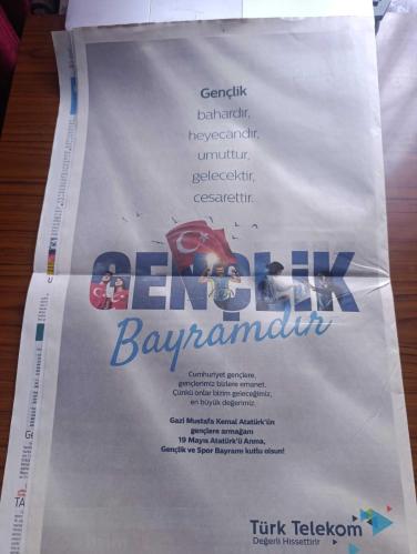 Milliyet Gazetesi - Turkish Newspaper - 19 Mayıs 2020 - Kurtuluş ateşi 101 yıl önce bugün yandı - 19 Mayıs Atatürk'ü anma ve gençlik ve spor bayramınız kutlu olsun - Bandırma vapuru kaptanı İsmail hakkı'nın gözünü Mustafa kemal'den ayırma bu halkın tek umudu o Paşa sana emanet dediği kişi kamarot Hacı Tevfik'in torunu Mustafa Kemal Ulusu ailenin 3 kuşak koruduğu hatıraları milliyete anlattı - 19 Mayıs 1919'da Samsun'a ayak 9. Ordu kıtalar müfettişi Mustafa Kemal Paşa'nın 25 Mayıs sabaha havza'ya gitmek için bindiği araç arızalandı - Mustafa Kemal köye Dağ başını duman almış marşını söyleyerek girdi - 81 ilin tamamında sokak kısıtlaması bayram evde - Küçükçekmece Belediye Başkanı Kemal Çebi 19 Mayıs kutlaması - Ankara Üniversitesi radyosu Atatürk'ün sevdiği şarkıları çalacak - 25 limanında bayrak töreni - Cumhurbaşkanı Recep Tayyip Erdoğan ışığımız umudumuz geleceğimiz sevgili gençler 19 Mayıs'taki Milli mücadele ruhunu sizlerde görüyorum - 19 Mayıs 1919