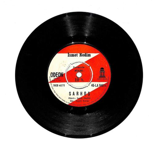 İsmet Nedim - Bir Daha Aşık Olmayacağım - Sarhoş 45'lik Plak (10/8)