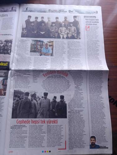 Milliyet Gazetesi - Turkish Newspaper - 30 Ağustos 2022 - zafere giden yol şanlı destan 100 yaşında - İlber Ortaylı Atatürk olmasaydı zafer de olmazdı - İstanbul'un işgal günlerinde buruk bir aşk hikayesi ya Nazan Ya Vatan - istihbarat cephesinin gizli kahramanları - başkomutan Atatürk Ruslara gücünü göstermek istedi fotoğraflar - Yunanistan Vahdettin için özel devlet kuracaktı - Büyük taarruz anne duası ile başladı - kocatepe'deki anıt fotoğrafın hikayesi - büyük Mareşal Fevzi Çakmak büyük taarruzu anlatıyor üzüm çuvalının üzerinde yattık - büyük taarruzu komutanlar anlatıyor - büyük direnişin efsane kadınları - Atatürk'ün çizimi ile Büyük taarruz - ABD'lilerin gözünden büyük taarruz Atatürk Yunan ordusunu gafil avladı - Megali İdea hayalinden idam sehpasına - Atatürk rüyamda Sultan Alparslan'ı gördüm - milli mücadelenin edebiyatı yansıması - Yakup Kadri Karaosmanoğlu Milli Savaş hikayeleri - mizah cephesi istanbul'daydı - müjdeyi Fransız telsiz duyurdu - 30 Ağustos 1922