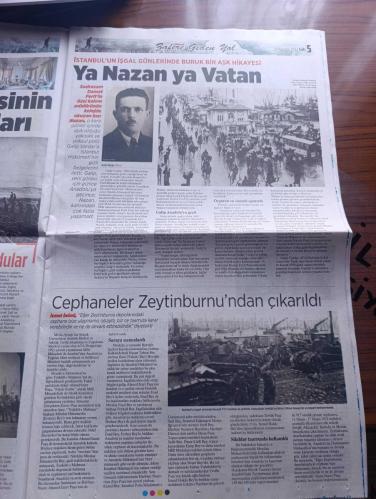 Milliyet Gazetesi - Turkish Newspaper - 30 Ağustos 2022 - zafere giden yol şanlı destan 100 yaşında - İlber Ortaylı Atatürk olmasaydı zafer de olmazdı - İstanbul'un işgal günlerinde buruk bir aşk hikayesi ya Nazan Ya Vatan - istihbarat cephesinin gizli kahramanları - başkomutan Atatürk Ruslara gücünü göstermek istedi fotoğraflar - Yunanistan Vahdettin için özel devlet kuracaktı - Büyük taarruz anne duası ile başladı - kocatepe'deki anıt fotoğrafın hikayesi - büyük Mareşal Fevzi Çakmak büyük taarruzu anlatıyor üzüm çuvalının üzerinde yattık - büyük taarruzu komutanlar anlatıyor - büyük direnişin efsane kadınları - Atatürk'ün çizimi ile Büyük taarruz - ABD'lilerin gözünden büyük taarruz Atatürk Yunan ordusunu gafil avladı - Megali İdea hayalinden idam sehpasına - Atatürk rüyamda Sultan Alparslan'ı gördüm - milli mücadelenin edebiyatı yansıması - Yakup Kadri Karaosmanoğlu Milli Savaş hikayeleri - mizah cephesi istanbul'daydı - müjdeyi Fransız telsiz duyurdu - 30 Ağustos 1922