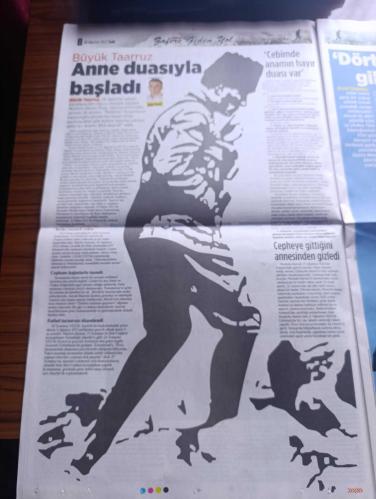 Milliyet Gazetesi - Turkish Newspaper - 30 Ağustos 2022 - zafere giden yol şanlı destan 100 yaşında - İlber Ortaylı Atatürk olmasaydı zafer de olmazdı - İstanbul'un işgal günlerinde buruk bir aşk hikayesi ya Nazan Ya Vatan - istihbarat cephesinin gizli kahramanları - başkomutan Atatürk Ruslara gücünü göstermek istedi fotoğraflar - Yunanistan Vahdettin için özel devlet kuracaktı - Büyük taarruz anne duası ile başladı - kocatepe'deki anıt fotoğrafın hikayesi - büyük Mareşal Fevzi Çakmak büyük taarruzu anlatıyor üzüm çuvalının üzerinde yattık - büyük taarruzu komutanlar anlatıyor - büyük direnişin efsane kadınları - Atatürk'ün çizimi ile Büyük taarruz - ABD'lilerin gözünden büyük taarruz Atatürk Yunan ordusunu gafil avladı - Megali İdea hayalinden idam sehpasına - Atatürk rüyamda Sultan Alparslan'ı gördüm - milli mücadelenin edebiyatı yansıması - Yakup Kadri Karaosmanoğlu Milli Savaş hikayeleri - mizah cephesi istanbul'daydı - müjdeyi Fransız telsiz duyurdu - 30 Ağustos 1922