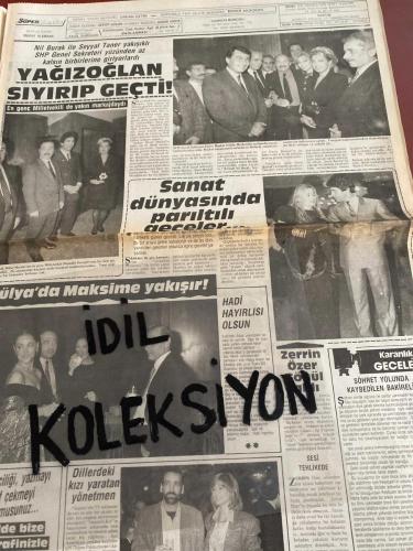 İSTANBUL SÜPER GAZETE AKTÜALİTE POLİTİK VE MAGAZİN GAZETESİ - DOĞUM GÜNÜ HEDİYESİ (TURKİSH - NEWSPAPER) - 20 EKİM 1988 - TAM TAKIM 12 SAYFADIR -Serpil Çakmaklı-Tolga Savacı-Melih Gülgen-Banu Alkan-Çeçilya-Nazan Soray-Turan Çevik-Türkan Şoray-Süslü Celal-Deniz Akbulut-Tınaz Titiz-Nükhet Duru-Müge Akyamaç-Sibel Can-Hakan Ural-Seyhan Soylu-Sezer Güvenirgil-Gizem-Cemil Akaboğaz-İbrahim Tatlıses-Nil Burak-Seyyal Taner-Mustafa Sarıgül-Deniz Baykal-Hülya Avşar-Fikret Hakan-Fulden Uras-Mora-Faruk Peker-Selin Dilmen-Gönül Yazar-Halit Kıvanç-Ayşegül Aldinç-Yaşar Alptekin-Egemen Bostancı-Burçin Orhan-Zerrin Özer-Sinan Çetin-Gülşen Bubikoğlu-Esra Sümer-Derya Tuna-İbrahim Tatlıses-Perrin Savin-Tolga Savacı-Tuncer Tercan-Şemsi Bayraktar-Metin Turan-Melih Sekin-Erdal Şen-Levent Alptekin-Hüseyin Çırak-Orhan Aydın-Feri Alnar-Bülent Ateşoğlu-Yaşar Ekin-Osman Köksal-Suat Sarıgül-Sedat Sarıgül-Ali Poyrazoğlu-Bülent Kayabaş-Yakup Mirza-Cavidan Akyol-Erol Evgin-Harun Kolçak-Hülya Yiğitalp-Özdemir Erdoğan-Üm