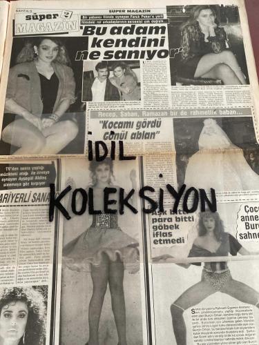 İSTANBUL SÜPER GAZETE AKTÜALİTE POLİTİK VE MAGAZİN GAZETESİ - DOĞUM GÜNÜ HEDİYESİ (TURKİSH - NEWSPAPER) - 20 EKİM 1988 - TAM TAKIM 12 SAYFADIR -Serpil Çakmaklı-Tolga Savacı-Melih Gülgen-Banu Alkan-Çeçilya-Nazan Soray-Turan Çevik-Türkan Şoray-Süslü Celal-Deniz Akbulut-Tınaz Titiz-Nükhet Duru-Müge Akyamaç-Sibel Can-Hakan Ural-Seyhan Soylu-Sezer Güvenirgil-Gizem-Cemil Akaboğaz-İbrahim Tatlıses-Nil Burak-Seyyal Taner-Mustafa Sarıgül-Deniz Baykal-Hülya Avşar-Fikret Hakan-Fulden Uras-Mora-Faruk Peker-Selin Dilmen-Gönül Yazar-Halit Kıvanç-Ayşegül Aldinç-Yaşar Alptekin-Egemen Bostancı-Burçin Orhan-Zerrin Özer-Sinan Çetin-Gülşen Bubikoğlu-Esra Sümer-Derya Tuna-İbrahim Tatlıses-Perrin Savin-Tolga Savacı-Tuncer Tercan-Şemsi Bayraktar-Metin Turan-Melih Sekin-Erdal Şen-Levent Alptekin-Hüseyin Çırak-Orhan Aydın-Feri Alnar-Bülent Ateşoğlu-Yaşar Ekin-Osman Köksal-Suat Sarıgül-Sedat Sarıgül-Ali Poyrazoğlu-Bülent Kayabaş-Yakup Mirza-Cavidan Akyol-Erol Evgin-Harun Kolçak-Hülya Yiğitalp-Özdemir Erdoğan-Üm