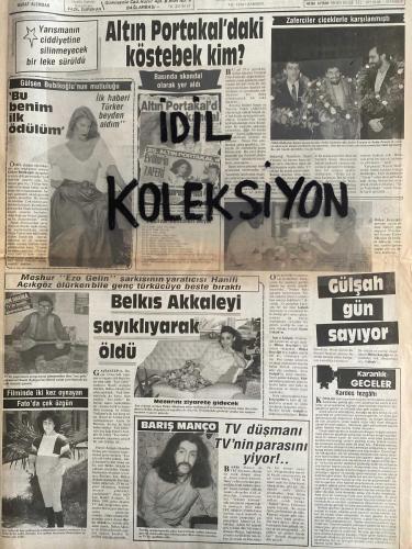 İSTANBUL SÜPER GAZETE AKTÜALİTE POLİTİK VE MAGAZİN GAZETESİ - DOĞUM GÜNÜ HEDİYESİ (TURKİSH - NEWSPAPER) - 27 EKİM 1988 - TAM TAKIM 12 SAYFADIR -Songül Ükü-Cemil Akçaboğaz-Erdem Eğilmez-Müjde Ar-Gökben-Begüm Mutluay-Kaya Mutluay-Tolga Savacı-Esra Sümer-Füsun Önal-Orhan Gencebay-Melik Özkan-Gökhan Gencebay-Müjdat Gezen-Cenk Koray-Koray Aşuhan-K Ceylan-Seyyal Taner-Gülsen Bubikoğlu-Türker İnanoğlu-Hanifi Açıkgöz-Belkıs Akkale-Barış Manço-Banu Alkan-Salih Güney-Hanefi Gürbüz-Yunus Bülbül-Aydan Şener-Ecem-Ayhan Işık-Fazıl Durukan-Candaş Demiroğlu-Filiz Peker-Füsun Seymen-Ömer Temel-Marko Çukuri-Jeanp Moesch-Elia Ovadia-Funda Özkan-Engin Güzaltan-Ayse Güzaltan-Melda Özdoğuran-Özkan Kaymak-İlhan Şeşen-Ferhan Şensoy-Gündoğarken-Tülay Saygın-Bülent Ersoy-Zafer Dilek-Nevzat Alkan-Reyman Eray-Ali Sezgin-Saim Yavuz-Yeni Türkü-Derya Köroğlu-Selim Atakan-Can Yücel-Fuat Oburoğlu-Ahmet Kaya-Selda-Mine Koşan-Burhan Çaçan-Orhan Gencebay-Yusuf Nalkesen-Müslüm Gürses-Camran Sabri-Mustafa Açıksöz-Bülent Er