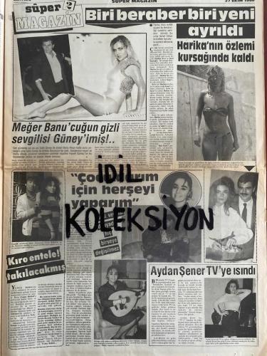 İSTANBUL SÜPER GAZETE AKTÜALİTE POLİTİK VE MAGAZİN GAZETESİ - DOĞUM GÜNÜ HEDİYESİ (TURKİSH - NEWSPAPER) - 27 EKİM 1988 - TAM TAKIM 12 SAYFADIR -Songül Ükü-Cemil Akçaboğaz-Erdem Eğilmez-Müjde Ar-Gökben-Begüm Mutluay-Kaya Mutluay-Tolga Savacı-Esra Sümer-Füsun Önal-Orhan Gencebay-Melik Özkan-Gökhan Gencebay-Müjdat Gezen-Cenk Koray-Koray Aşuhan-K Ceylan-Seyyal Taner-Gülsen Bubikoğlu-Türker İnanoğlu-Hanifi Açıkgöz-Belkıs Akkale-Barış Manço-Banu Alkan-Salih Güney-Hanefi Gürbüz-Yunus Bülbül-Aydan Şener-Ecem-Ayhan Işık-Fazıl Durukan-Candaş Demiroğlu-Filiz Peker-Füsun Seymen-Ömer Temel-Marko Çukuri-Jeanp Moesch-Elia Ovadia-Funda Özkan-Engin Güzaltan-Ayse Güzaltan-Melda Özdoğuran-Özkan Kaymak-İlhan Şeşen-Ferhan Şensoy-Gündoğarken-Tülay Saygın-Bülent Ersoy-Zafer Dilek-Nevzat Alkan-Reyman Eray-Ali Sezgin-Saim Yavuz-Yeni Türkü-Derya Köroğlu-Selim Atakan-Can Yücel-Fuat Oburoğlu-Ahmet Kaya-Selda-Mine Koşan-Burhan Çaçan-Orhan Gencebay-Yusuf Nalkesen-Müslüm Gürses-Camran Sabri-Mustafa Açıksöz-Bülent Er