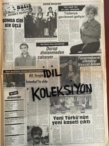 İSTANBUL SÜPER GAZETE AKTÜALİTE POLİTİK VE MAGAZİN GAZETESİ - DOĞUM GÜNÜ HEDİYESİ (TURKİSH - NEWSPAPER) - 27 EKİM 1988 - TAM TAKIM 12 SAYFADIR -Songül Ükü-Cemil Akçaboğaz-Erdem Eğilmez-Müjde Ar-Gökben-Begüm Mutluay-Kaya Mutluay-Tolga Savacı-Esra Sümer-Füsun Önal-Orhan Gencebay-Melik Özkan-Gökhan Gencebay-Müjdat Gezen-Cenk Koray-Koray Aşuhan-K Ceylan-Seyyal Taner-Gülsen Bubikoğlu-Türker İnanoğlu-Hanifi Açıkgöz-Belkıs Akkale-Barış Manço-Banu Alkan-Salih Güney-Hanefi Gürbüz-Yunus Bülbül-Aydan Şener-Ecem-Ayhan Işık-Fazıl Durukan-Candaş Demiroğlu-Filiz Peker-Füsun Seymen-Ömer Temel-Marko Çukuri-Jeanp Moesch-Elia Ovadia-Funda Özkan-Engin Güzaltan-Ayse Güzaltan-Melda Özdoğuran-Özkan Kaymak-İlhan Şeşen-Ferhan Şensoy-Gündoğarken-Tülay Saygın-Bülent Ersoy-Zafer Dilek-Nevzat Alkan-Reyman Eray-Ali Sezgin-Saim Yavuz-Yeni Türkü-Derya Köroğlu-Selim Atakan-Can Yücel-Fuat Oburoğlu-Ahmet Kaya-Selda-Mine Koşan-Burhan Çaçan-Orhan Gencebay-Yusuf Nalkesen-Müslüm Gürses-Camran Sabri-Mustafa Açıksöz-Bülent Er