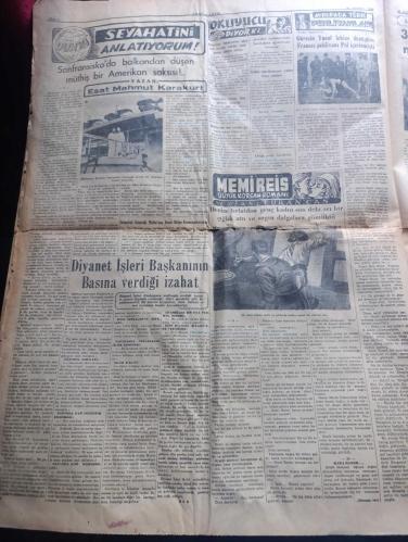 Yeni Sabah Gazetesi - Turkish Newspaper - 30 Ağustos 1950 - 30 Ağustos Zafer Bayramı bütün yurtta kutlanıyor - Türk milletinin varlık ve kudretini bütün dünyaya bir daha tanıtan 30 Ağustos zaferinin bugün 28 inci yıldönümüdür - 30 Ağustos Mehmetçik ve Türk bayrağı resim - Kurtuluş harbi tarihinin şerefli yıldönümü 30 Ağustos zaferi nasıl elde edildi yazan Selahattin Berk - Atatürk Kurtuluş harbi sırasında Fotoğrafı - Sevkülceysi müdafanın kurulması - Büyük taarruz ve büyük Zafer - büyük Zafer ve son Emir - 30 Ağustos Zafer Bayramı parlak tören ve büyük resmi geçitlerle kutlanacaktır - 30 Ağustos Zafer Bayramı töreninden önce saat 9.00'da orduevinde ve saat 9.30'da vilayette protokole göre kabul resmi yapılacak saat 9.45'te törene katılacak askeri birlikler Taksim meydanı yerlerini almış olacaklardır - 30 Ağustos Zafer Bayramı sebebiyle selimiye'den 21 pare top atılacaktır - fotojenik kadın müsabakası 10 eylül tarihinde yapılıyor - Başbakan Adnan Menderes'in konuşması - 30 Ağustos 1922
