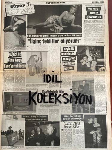 İSTANBUL SÜPER GAZETE AKTÜALİTE POLİTİK VE MAGAZİN GAZETESİ - DOĞUM GÜNÜ HEDİYESİ (TURKİSH - NEWSPAPER) - 3 KASIM 1988 - TAM TAKIM 12 SAYFADIR -Füsun Erbulak-Altan Erbulak-Ülkü Erakalın-Yahya Kral-Gülşen Işık-Yahya Demirel-Sadi Bey-Gülşen Hanım-Ayselgül Dinçkok-Ömer Bey-Necla Nazır-Ünal Küpeli-Yalçın Gülhan-Zeynel-Necla-Ahu Tuğba-Osman Soyer-Nükhet Duru-Dikran Masis-Nilüfer-Seda Sayan-Rıdvan-Nesli Özsoy-Sibel Can-Mete Küçükberber-İbrahim Tatlıses-Selçuk Ural-Hakan Ural-Lokman Kondakçı-Ajda Pekkan-Ali Bars-Sibel Barış-Tamer Taylan-Fahrettin Arslan-Mustafa Taylan-Oya Aydoğan-Neşe Aksoy-Serpil Çakmak-Levla Adalı-Oktay Oran-Asım Ekren-Zeynep Özal-Cemil Akçaboğaz-Faruk Canan Tınaz-Yüksel Uzel-Arzu Atalay-Nil Ünal-Ülkü Erakalın-Müjdat Gezen-Cenk Koray-Elma-Yaşar Güner-Gülay-İsmail Saymaz-Ayla-Leyla Adalı-Arif-Burhanettin-Gülşen Bubikoğlu-Hülya Avşar-Güler Işık-Yüksel Uzel-Ahmet Özhan-Soner Yalçın-Serpil Çakmaklı-Esin Avşar-Taner Şener-Oktay Şenol-Orhan Gencebay-Seyyal Taner-Abdullah Şahin-Re