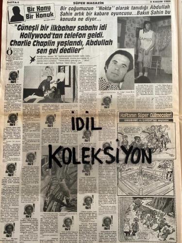 İSTANBUL SÜPER GAZETE AKTÜALİTE POLİTİK VE MAGAZİN GAZETESİ - DOĞUM GÜNÜ HEDİYESİ (TURKİSH - NEWSPAPER) - 3 KASIM 1988 - TAM TAKIM 12 SAYFADIR -Füsun Erbulak-Altan Erbulak-Ülkü Erakalın-Yahya Kral-Gülşen Işık-Yahya Demirel-Sadi Bey-Gülşen Hanım-Ayselgül Dinçkok-Ömer Bey-Necla Nazır-Ünal Küpeli-Yalçın Gülhan-Zeynel-Necla-Ahu Tuğba-Osman Soyer-Nükhet Duru-Dikran Masis-Nilüfer-Seda Sayan-Rıdvan-Nesli Özsoy-Sibel Can-Mete Küçükberber-İbrahim Tatlıses-Selçuk Ural-Hakan Ural-Lokman Kondakçı-Ajda Pekkan-Ali Bars-Sibel Barış-Tamer Taylan-Fahrettin Arslan-Mustafa Taylan-Oya Aydoğan-Neşe Aksoy-Serpil Çakmak-Levla Adalı-Oktay Oran-Asım Ekren-Zeynep Özal-Cemil Akçaboğaz-Faruk Canan Tınaz-Yüksel Uzel-Arzu Atalay-Nil Ünal-Ülkü Erakalın-Müjdat Gezen-Cenk Koray-Elma-Yaşar Güner-Gülay-İsmail Saymaz-Ayla-Leyla Adalı-Arif-Burhanettin-Gülşen Bubikoğlu-Hülya Avşar-Güler Işık-Yüksel Uzel-Ahmet Özhan-Soner Yalçın-Serpil Çakmaklı-Esin Avşar-Taner Şener-Oktay Şenol-Orhan Gencebay-Seyyal Taner-Abdullah Şahin-Re