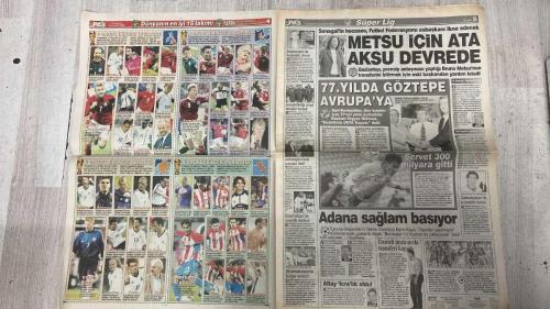 PAS SPOR GAZETESİ - 15 HAZİRAN 2002 - ELDE TUTMAK ARTIK ZOR  - KADERİMİZ AYAĞIMIZDA  - ŞOKU  - JAPONYA KORKUSU  - SİHİRBAZ SANTOS  - TAM İSABET  - ROTAR YAPTI  - SUPER BÜCÜR  - INTER BIRAKMIYOR  - SANDIK HEYECANI  - RINGDE ULUSOY VURDU GEÇTİ  - ANTALYA FİRE VERDİ  - KENDİNE KULÜP BUL  - METSU İÇİN ATA AKSU DEVREDE  - AVRUPA'YA  - TİMUÇİN'İN BÜYÜK İDDİASI  - BU TAKIM KUPA'YI ALABİLİR  - MALATYA PARLAYACAK  - BÜYÜK DÜŞÜNDÜK  - ŞAMPİYON TATİLDE  - COK MUTSUZUM  - HOCAMIZ İSTERSE  - ALPAY BİTTİ OKAN YOLDA  - CİMBOM BOŞ ADAM ALMAZ  - MONDİ SAVAŞA HAZIRIM  - RÜŞTÜ PATLADI  - HAVADA BÜYÜK PANİK  - BENİ TERİM'LE KARIŞTIRMAYIN  - FENER'DEN BAŞKA TAKIMA GELMEM  - KOMUTAN BENİM - ALMEYDA - AZİZ YILDIRIM - HASAN ŞAŞ - TAMER - METSU - ŞENOL GÜNEŞ - GABRIEL SANTOS - EMRE BELÖZOĞLU - HECTOR CUPER - EKREM CENGİZ - SAFFET AKYÜZ - FERDİ - BÜLENT ULUSOY - RAHİM SEPAVAND - HASAN ALTOK - HAMİDE - ERVAL ZEMZEM - KASIM ÖNEN - NECATİ TUZCU - ENDER ARSLAN - ATAMAN - BRUNO METSU - FEYYAZ GÜLMEN - SERTAN